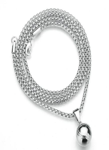 

2020 hip hop style infinity necklace personality punk style cross baseball necklace men and women whole 7736710, Silver