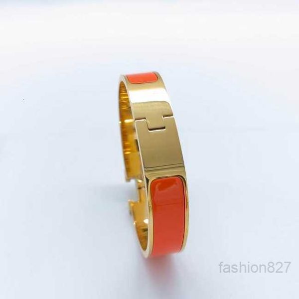 

classsic designer h bracelet h bangle letter gold bangle bracelets jewelry woman bangle stainless steel man 18 color gold buckle 17/19 size, Black