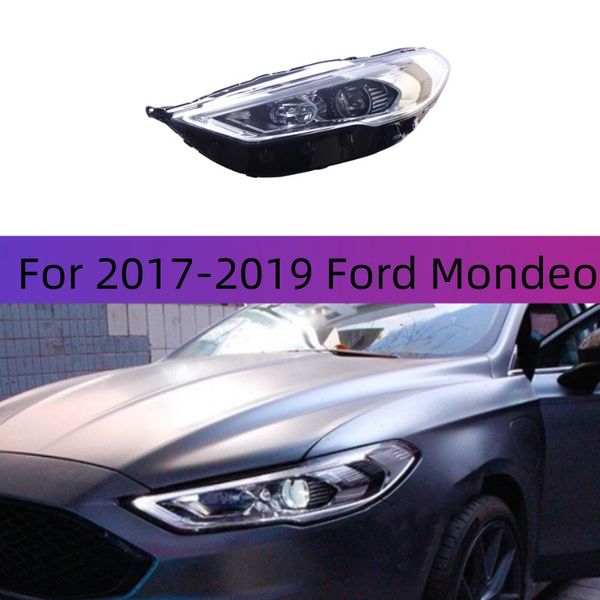 

for 20 17 20 18 20 19 ford mondeo headlights assembly modified new led high configuration daylight xenon head lamp daytime running lights tu
