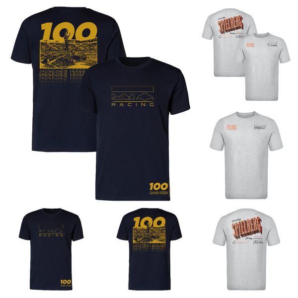 

f1 racing suit formula one team 2023 driver's suit t-shirt men's short-sleeved fan shirt