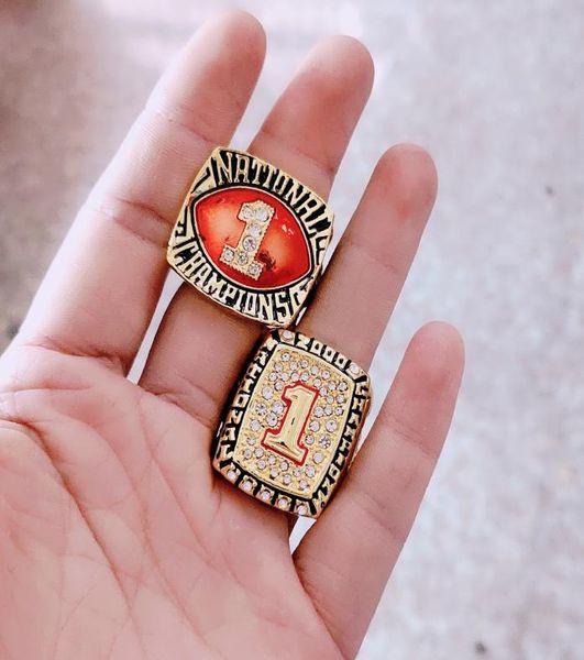 

championship series jewelry 1985 2000 oklahoma sooners championship ring men gift whole 2020 drop 1436137, Silver
