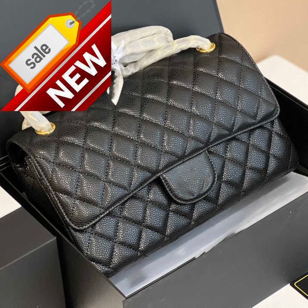 

brand designers shoulder bags ladies classic black clamshell with gold/silver metal chain portable single crossbody factory direct sales