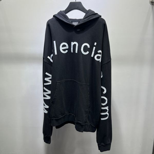 

2023 fall new fashion mens hoodies ~ us size hoodie oversized ~ mens designer hoodies, Black