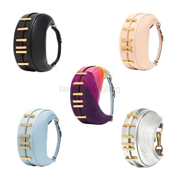 

ff bag fend bag rainbow axillary half moon crescent bags cross body purse handbags bottom classic letter crescent shaped canvas leather wall