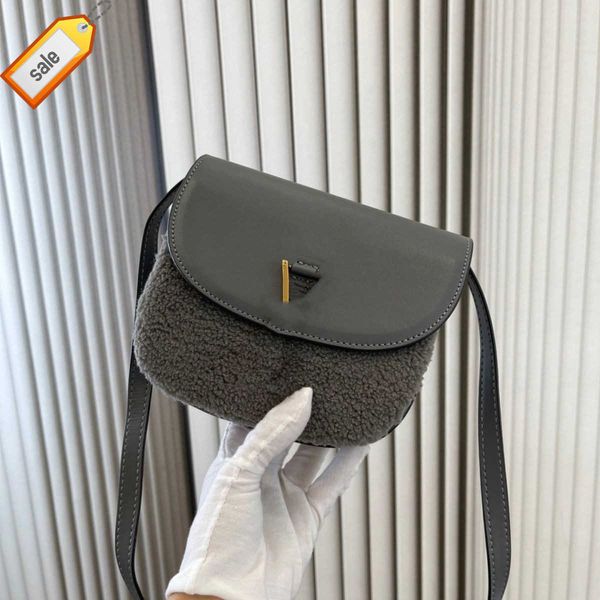 

brand designer bags shoulder bag tote woman's fashion autumn winter 2023 new lamb wool leather versatile brand shoulders crossbody bags