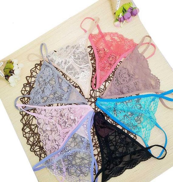 

2019 women panties tangas lace transparent gstrings and thongs underwear tpants lingerie panty opcion regia briefs9414748, Red;black
