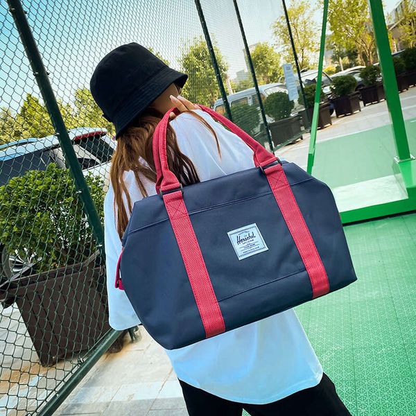 

sports and fitness bag, waterproof, large capacity short distance travel bag, leisure luggage bag, dry and wet separation yoga bag