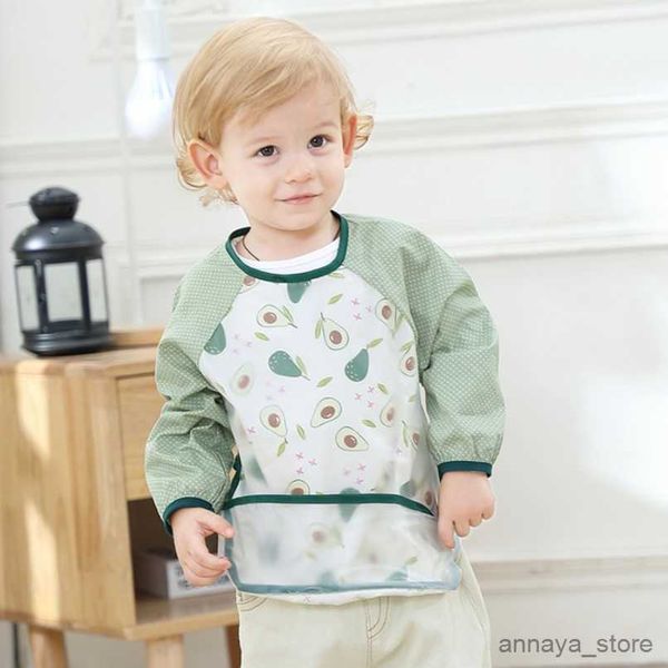 

bibs burp cloths baby aprons feeding bibs boys girls kids child kitchen burp feed with pocket home cleaning long sleeve r230628