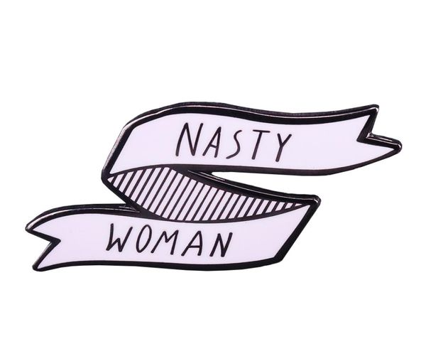 

nasty women club brooch feminist pins banner badge feminism proud jewelry gift ladies shirt jacket art accessory2568676, Gray