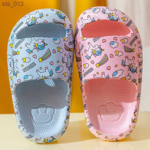 

kids slippers summer boys girls cartoon slides cute garden shoes mules children beach cave shoes 4-10 year baby slippers l230518, Black;grey