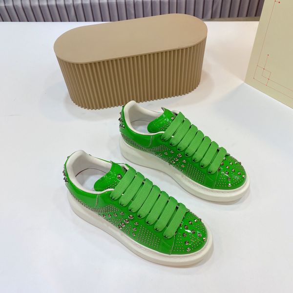 

designers oversized sneaker casual shoes white black leather velvet espadrilles trainers mens women flats lace up platform 0623