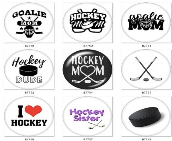 

mixed i love hockey mom glass cabochon demo flat back making findings for earring necklace ginger snap jewelry1760743, Bronze;silver
