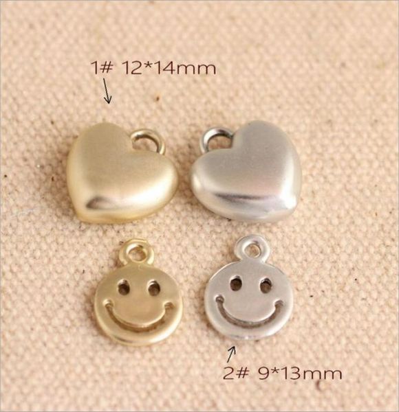 

whole 100pcslot oil drop fashion zinc alloy heart smile face charm pendants goldcolor floating enamel fashion jewelry access1592340, Bronze;silver