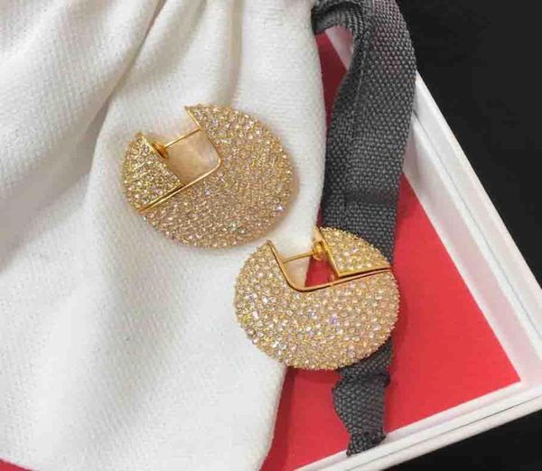 

drop earrings with round pendant and all diamond jewelery for women wedding earring jewelry gift ps6616a3271246, Golden