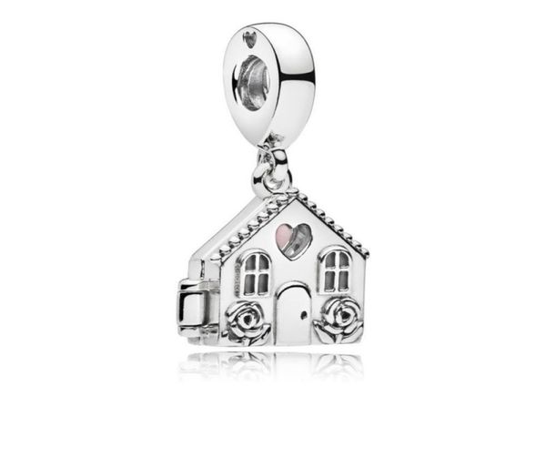 

mother day gift real 925 sterling silver bead perfect home pendant charm fit original women bracelet bangle diy winsome jewelry3830572, Black