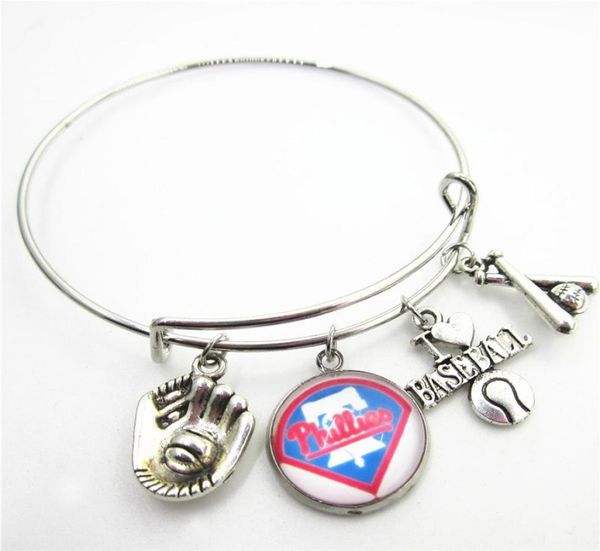 

us baseball team philadelphia dangle charm diy necklace earrings bracelet bangles buttons sports jewelry accessories5938344, Bronze;silver