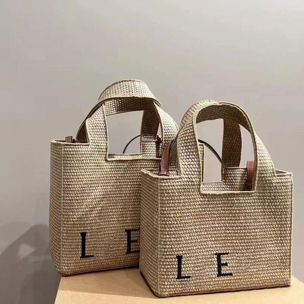 

basket luxury designer travel bag weave toiletry kits wholesale clutch bags font tote underarm cross body raffias handbags messenger womens