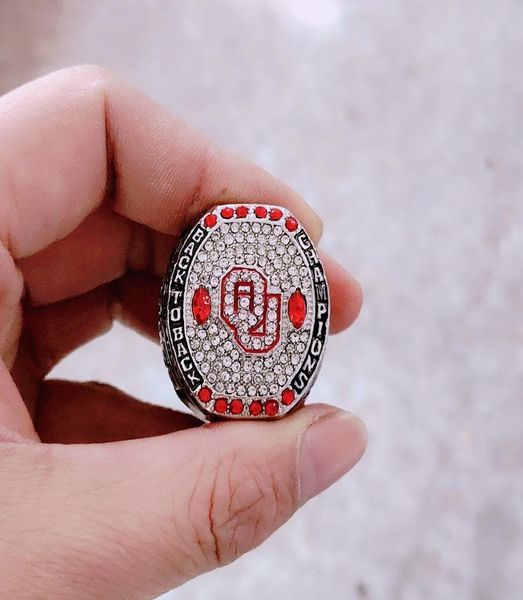 

championship series jewelry 2016 oklahoma sooners big 12 championship ring men gift whole 2020 drop 6557726, Silver