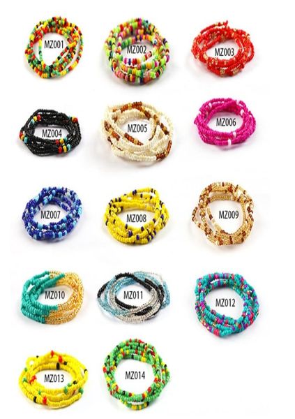 

belly chain handmade glass stone bead waist chain ornament04668742, Silver