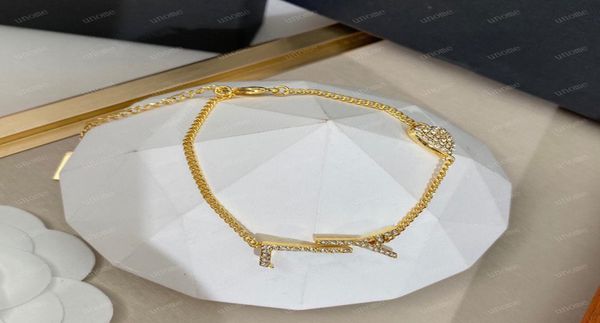 

designer gold bangel with box luxurys designers crystal bracelets for women with letter bracelet wedding gift luxury jewelry unome1329709, Black