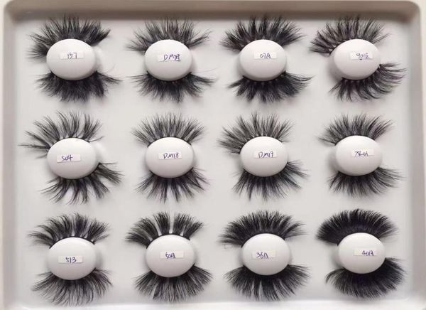

advantage 24 styles 5d 25mm false eyelashes a pair of thick exaggerated eyelash 3d 25 mm real mink hair dhl6027961