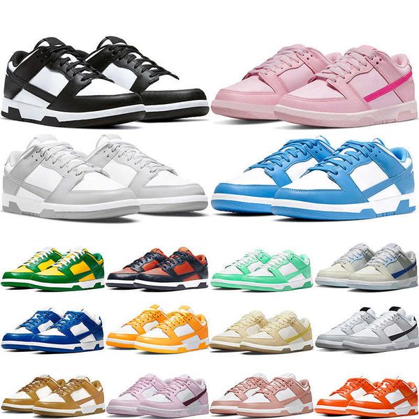 

designer sb low casual shoes men women lows panda triple pink university blue grey fog kentucky university red syracuse coast sports trainer, Black