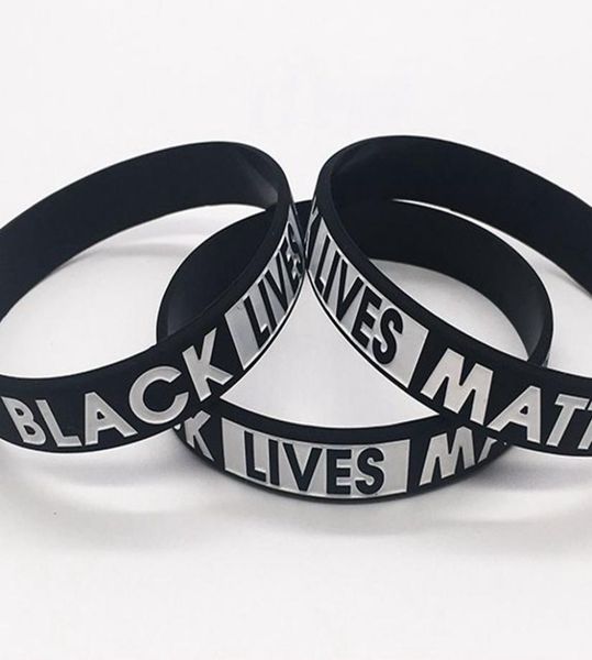 

black lives matter bracelet silicone rubber wristband wrist band sport bangle for men women gift ljjk21844987982, Red;brown