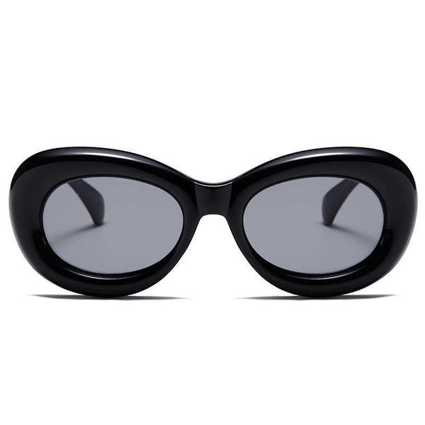 

sunglasses inflatable round frame uv 400 fashion trend ins, White;black
