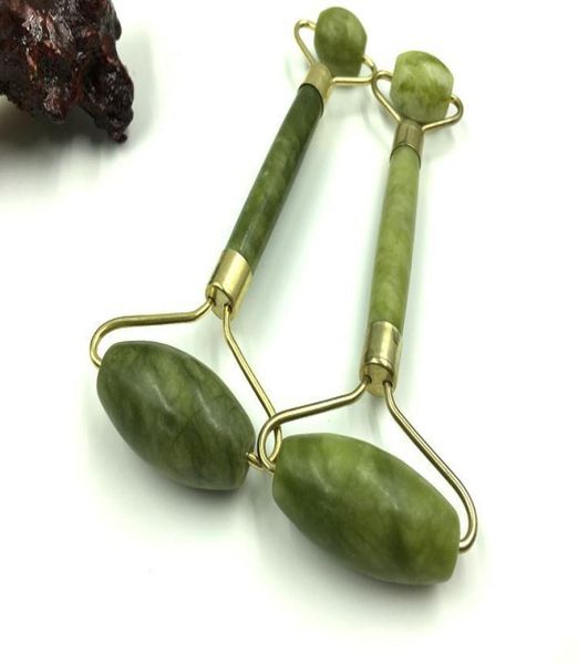 

2019 facial massage jade roller double head massage face neck massager natural jade beauty health tools prevent wrinkles massage r8825110