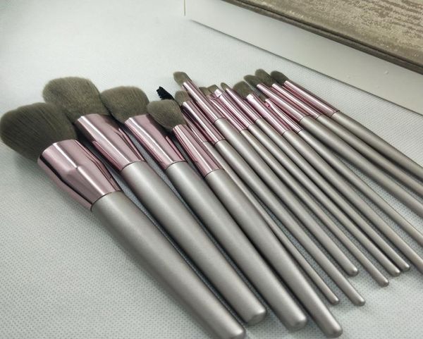 

brand makeup brush 15pcsset brush with pu bag professional brush for powder foundation blush eyeshadow7214060