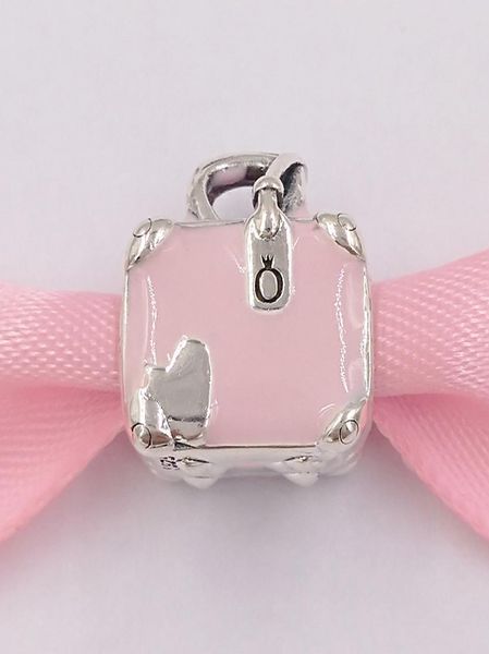 

andy jewel 925 sterling silver beads pink travel bag charm charms fits european pandora style jewelry bracelets necklace 798063e1709819, Black