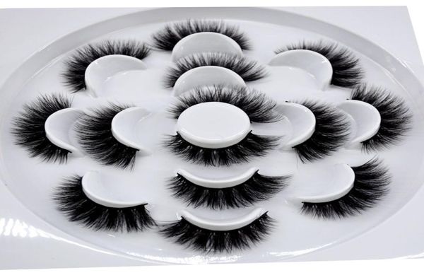 

2019 new 7 pairs natural false eyelashes fake lashes long makeup 3d mink lashes eyelash extension mink eyelashes for beauty x96340017