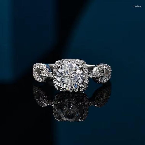 

wedding rings rings women's passed test girl couple proposal gifts luxury jewelry r230627, Slivery;golden