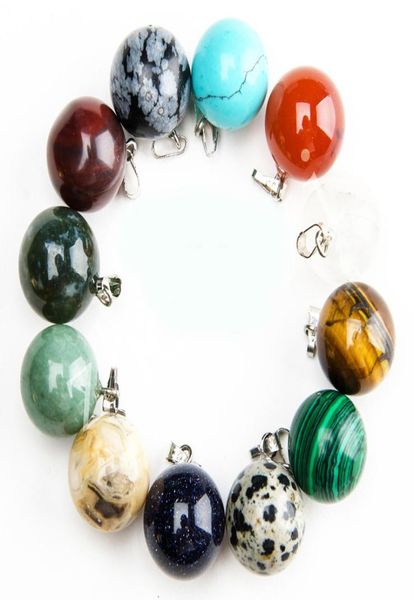 

irregular natural stone pendant cross love moon gemstone agate quartz turquoise malachite jade amethyst pendants with leather chai5740669, Silver