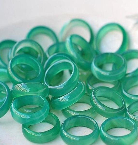

jade band rings 5mm agate finger ring for women men fashion jewelry whole 6572570, Silver
