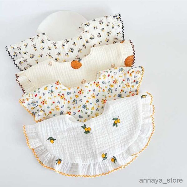 

bibs burp cloths baby bib for eating newborn drooling bib high absorbent burp cloth neck scarf infant soft breathable teething dropship r230