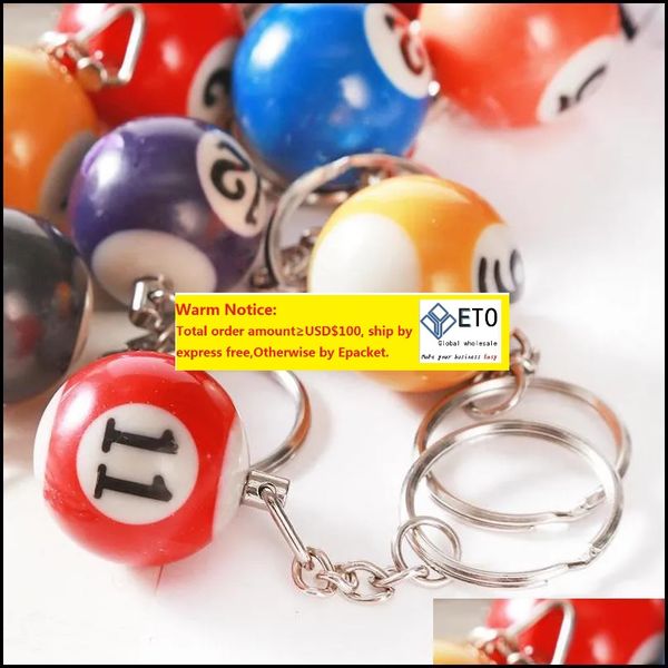 

rings key rings 16pcssetlot mini billiards shaped keyring assorted colorf pool small ball keychains creative hanging decoratio dhhaj, Slivery;golden