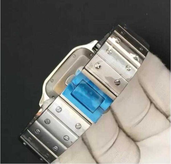 

men 2022 square 40mm mechanical watches case and bracelet fashion mens watchs male, Slivery;golden