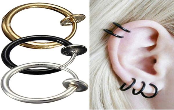 

clip on earrings invisible earring ear bone clip spring ear clip nose ring navel ring 1 pair1087301, Silver