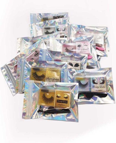 

1pair 3d mink hair eyelashes private oem logo acceptable 3d silk protein lashes 100 cruelty dramatic false eyelash natural 26051422