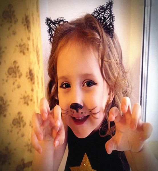 

10pcs women collars hair cat ears headband tiara crown princess hairband hollow rhinestone cat ears frame hair accessories fg0048608096, Slivery;white