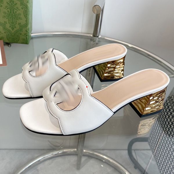 

2023 fashion designer slippers comfort slipper women sandals shoes platform slides calfskin sandal fashion rubber bottom slides summer beach, Black