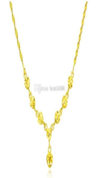 

new luxury gold color women necklace heart design ladies link chain jewelry accessories necklaces female romantic wedding pendant 7640152, Silver