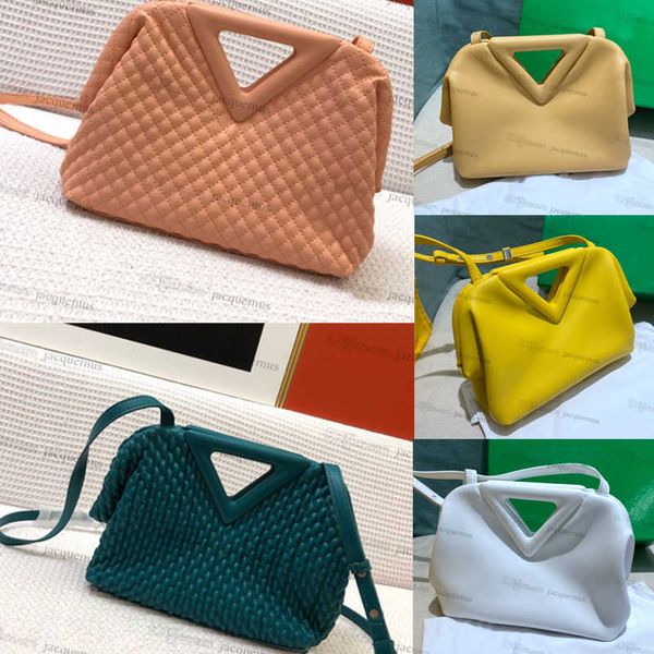 

quality summer point womens handbags triangle designer shoulder woman crossbody pouch soft clutch