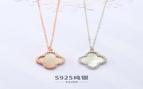 

necklace sterling silver necklace clover niche design advanced necklace9671657