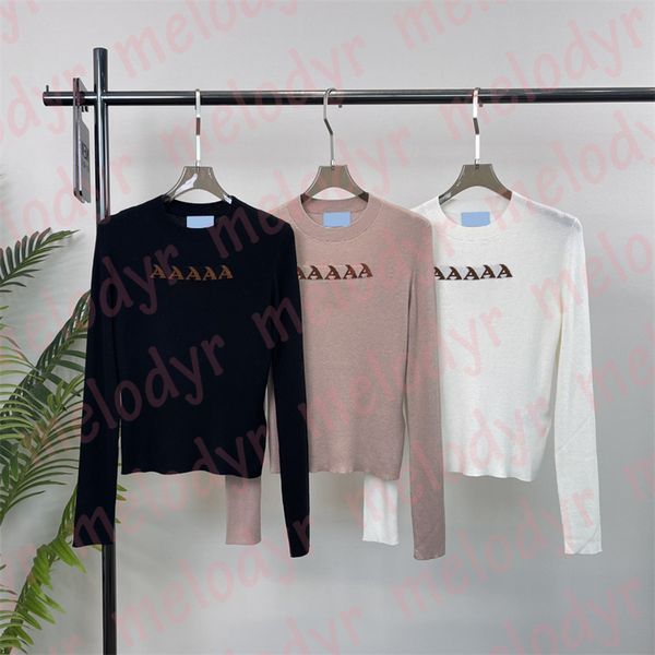 

women knits letter print tight sweater spring winter warm long sleeve sweaters elastic slim knitted tees, White;black