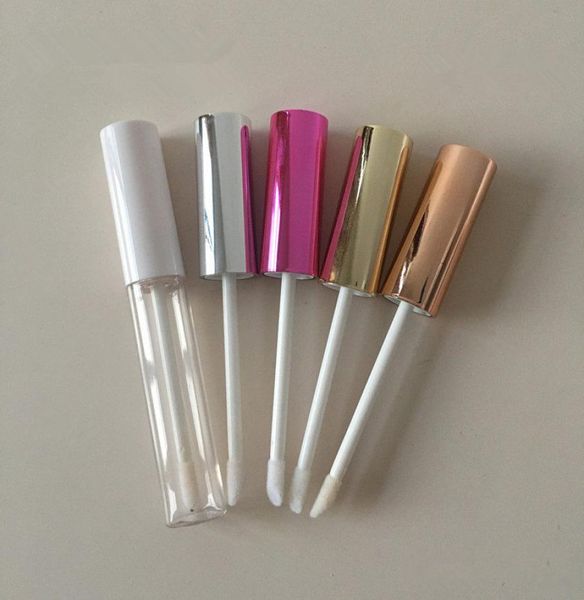 

10ml empty lip gloss tube clear lipstick lip balm bottle container with lipbrush for travel fast f37616503427