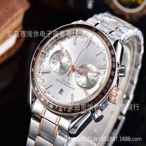 

designer omegas watches for men speedmaster mechanical movement watch 1088 ive needle running second banquet watch trend mens, Slivery;golden