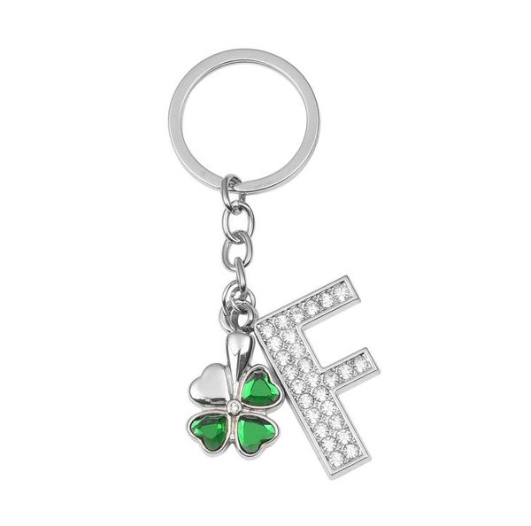 

urn keychain clover with letter f ashes memorial keepsakes cremation jewelry with gift bag and funnel2259753, Silver