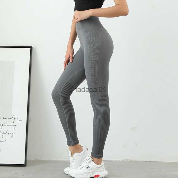 

high waist seamless leggings sport women gym workout fitness yoga pants jogging girl compression elastic gymnastics tights l230621, Black